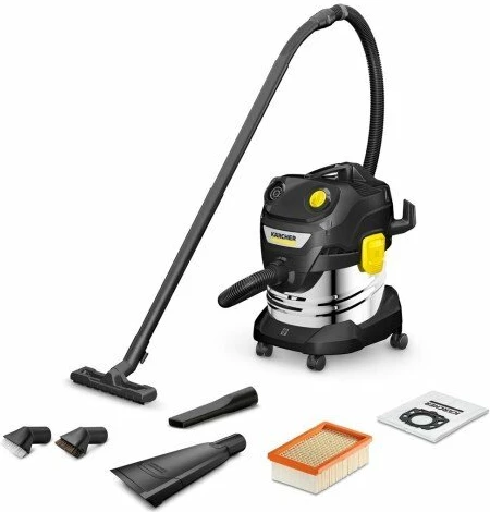 Fshesë punëtorie Karcher WD 4 S Go!Further 1 L 1.628-262.0, zi/verdhë