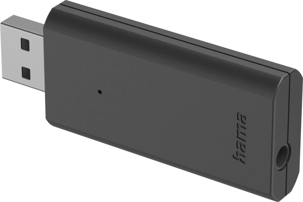 Kufje pa tela, Hama, 221847, over-ear 2.4 GHz me USB dongle, Bluetooth 2.0, me mikrofon, e zezë