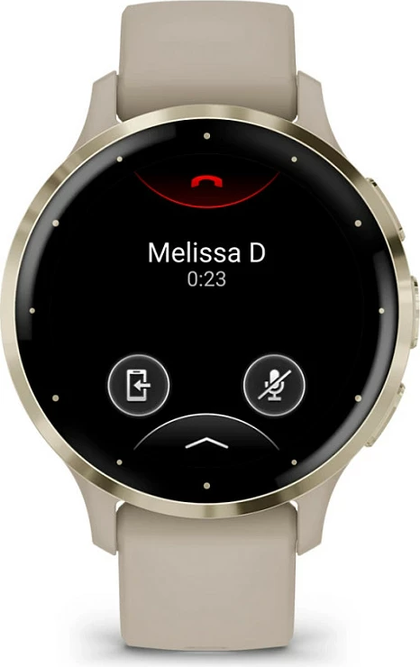 Smartwatch Garmin Venu 3S, AMOLED 1.2", GPS, Wi‑Fi, rrip silikoni, gri