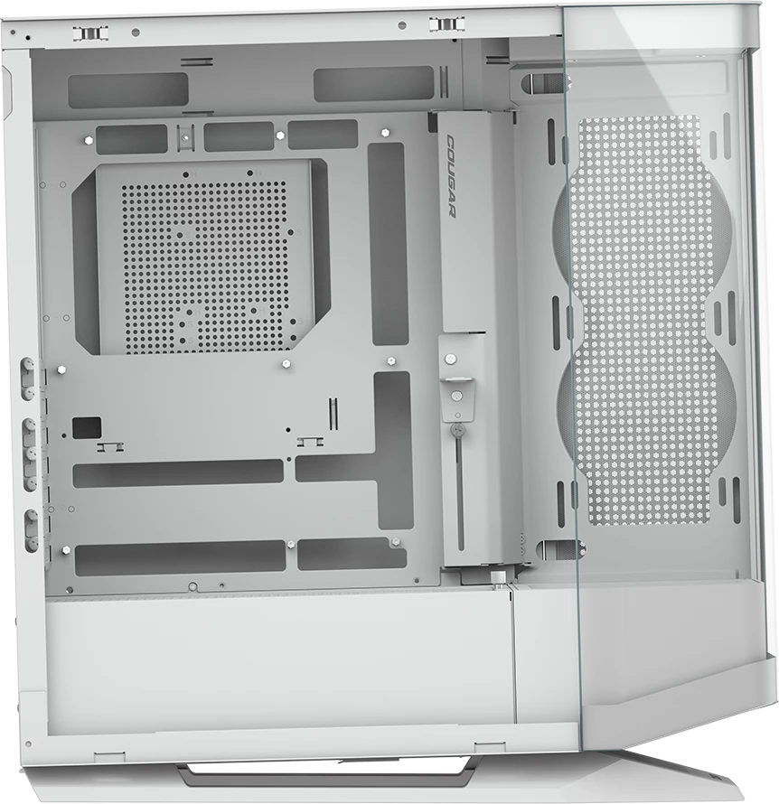 Kasë COUGAR FV270 Midi Tower, Tempered Glass, ATX/E-ATX, RGB, e bardhë