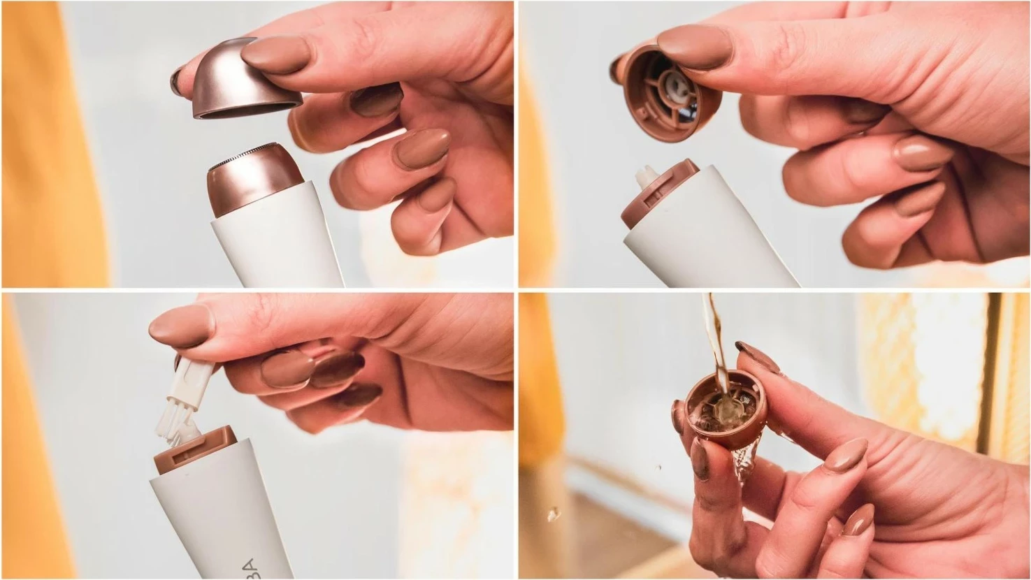 Depilator fytyre Cecotec FaceCare Smooth Bamba, i bardhë