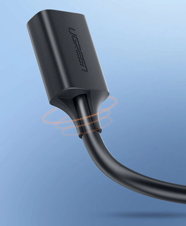 Kabllo zgjatës Ugreen USB 3.0, 1.5 m, e zezë