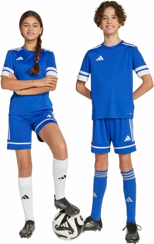 Shorce për fëmijë adidas, blu [Madhësia: 176 cm]
