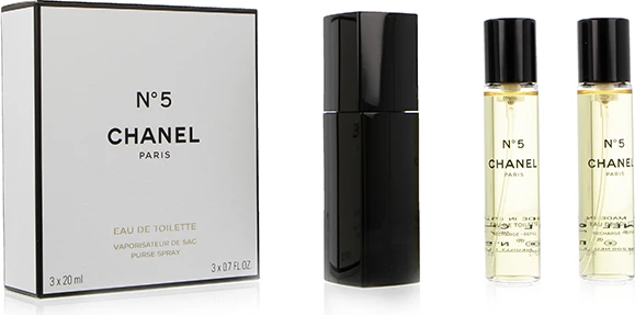 Eau de Toilette Chanel No 5 për femra 3x20ml