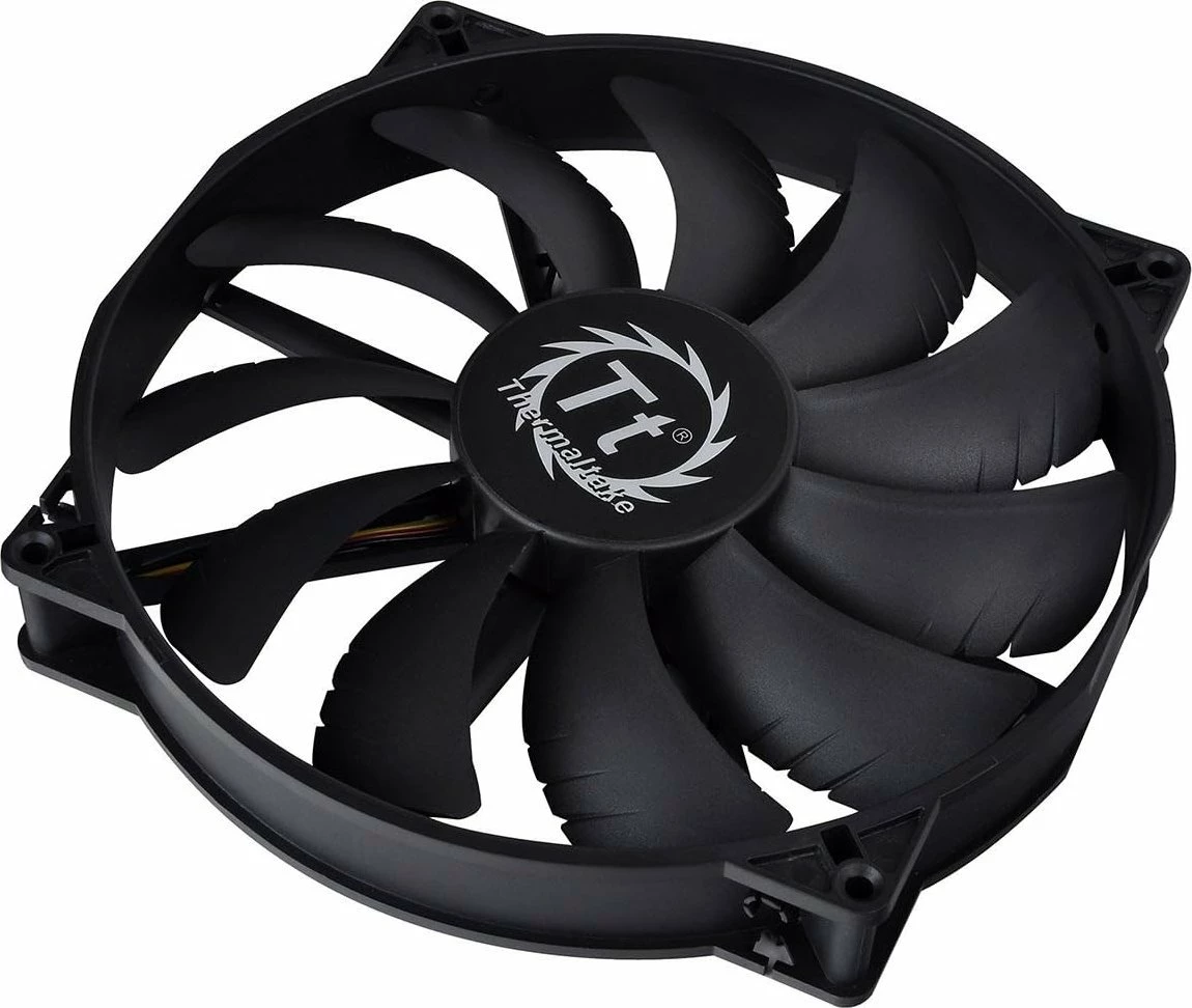 Ventilator për kasë kompjuteri Thermaltake Pure 20 CL-F015-PL20BL-A 200mm 3-pin 800rpm, i zi