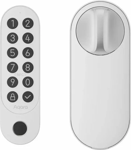 Bravë inteligjente AQARA Smart Lock U200 (EL-D02D-W), Thread/Bluetooth/NFC, IPX5, e bardhë, kit