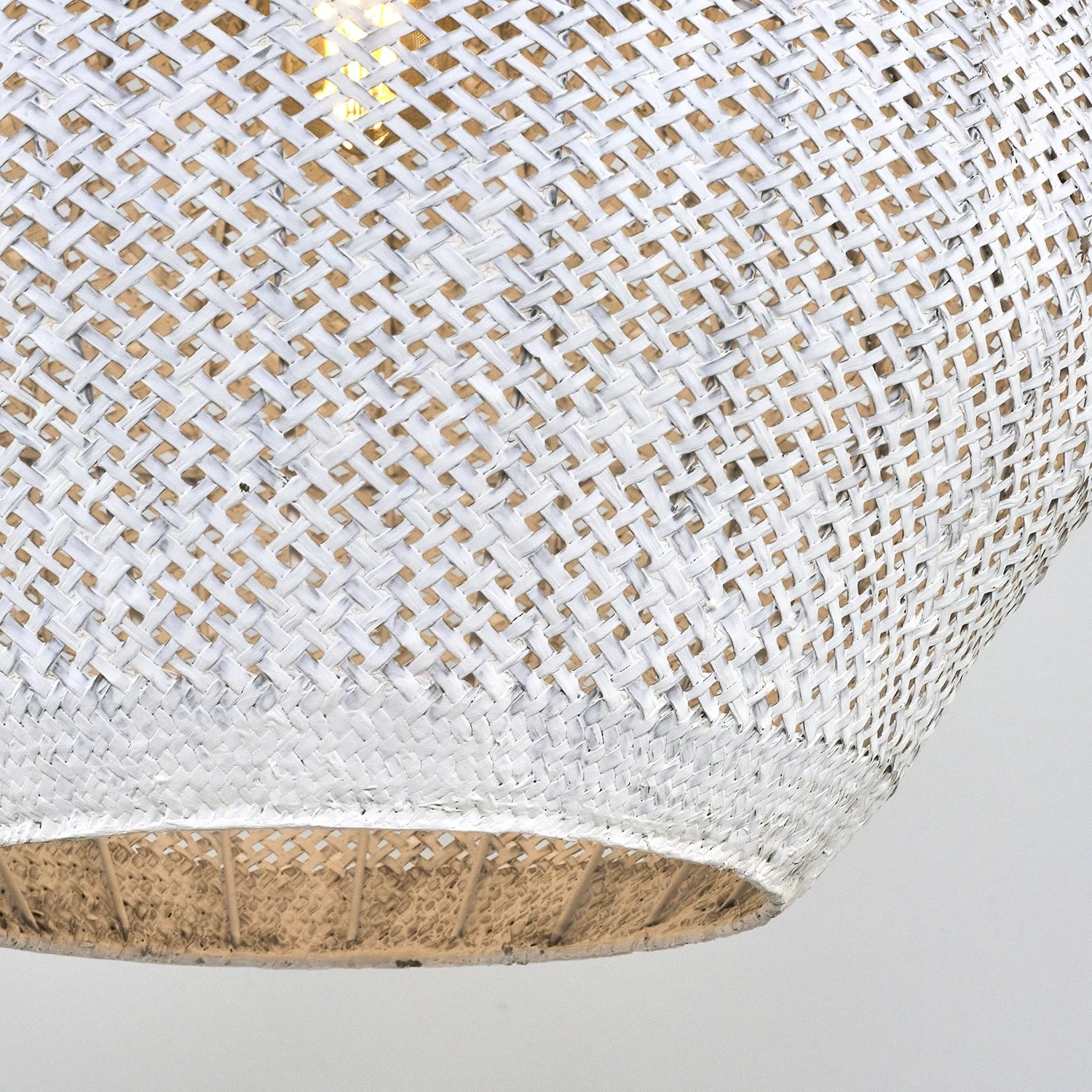 Llambë tavani Opviq, 4461-25-01, e bardhë, kapak ratan, 50x120cm