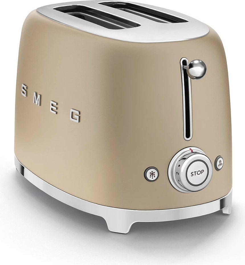 Tostues SMEG TSF01CHMEU, 2 feta, 950W, gold