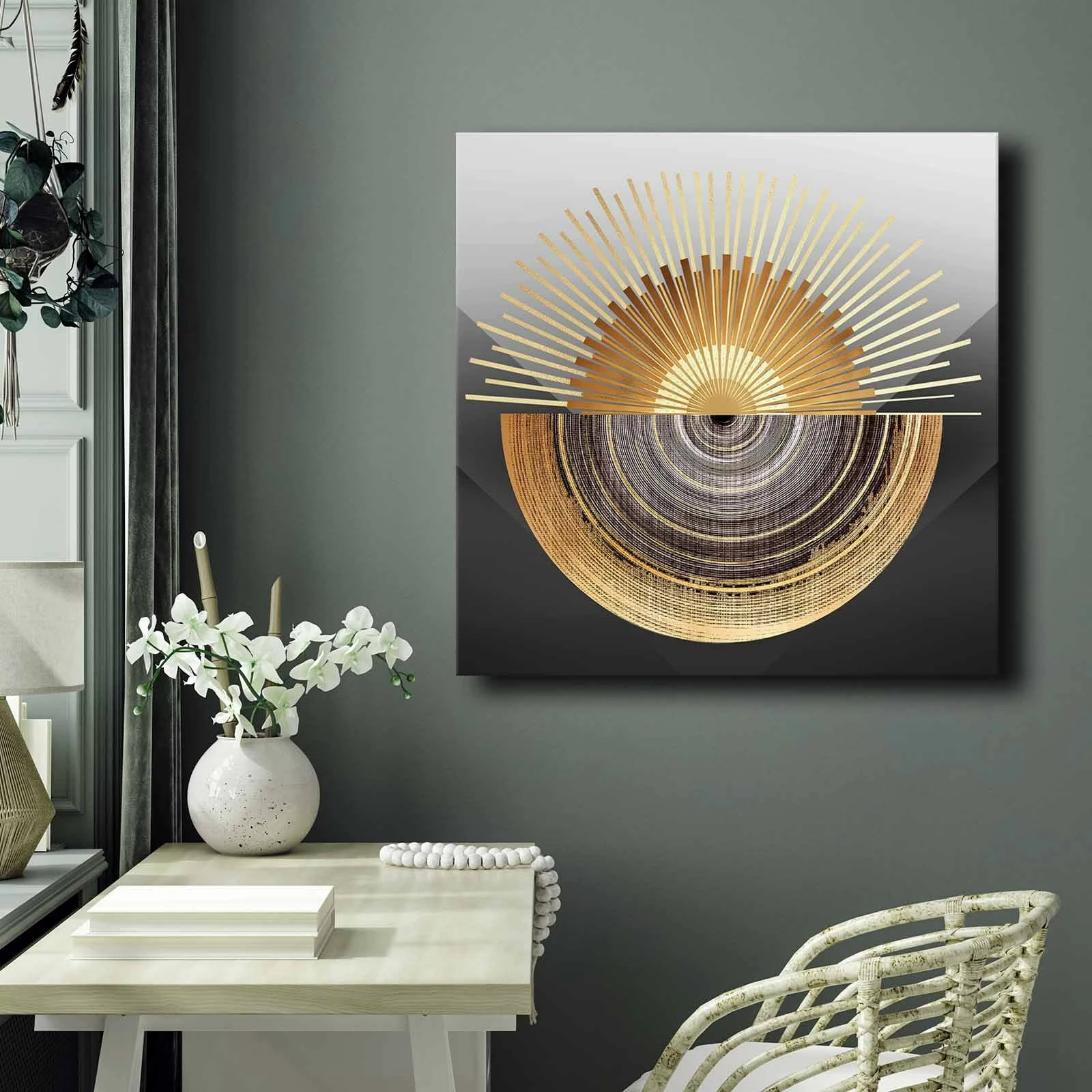 Pikturë dekorative në kanavacë, Wallity, 7070GSC-017, shumëngjyrëshe, 70x70cm