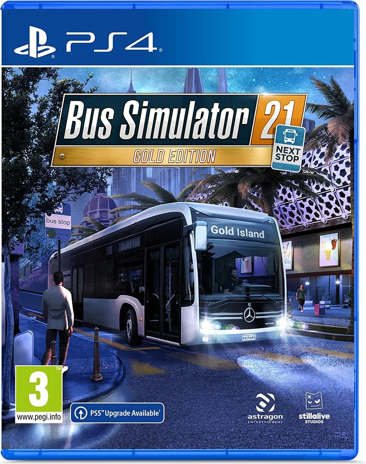 Lojë për PlayStation 4 Astragon Bus Simulator 21: Next Stop - Gold Edition (me DLC Pack)