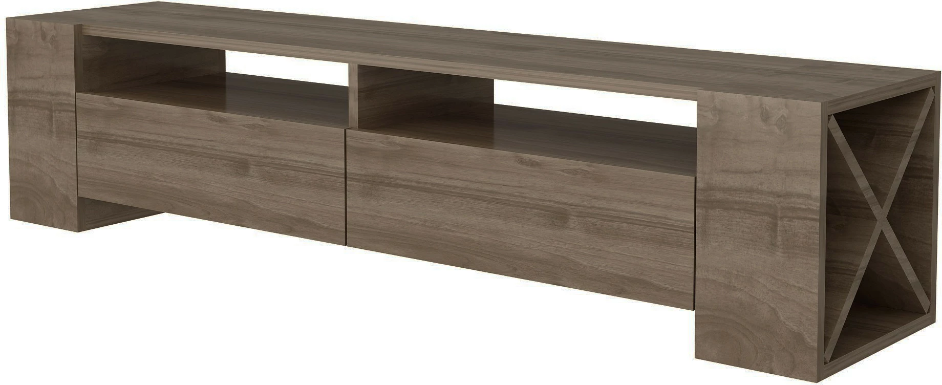 Komodë TV Hanah Home, Sosruko, ngjyrë arre