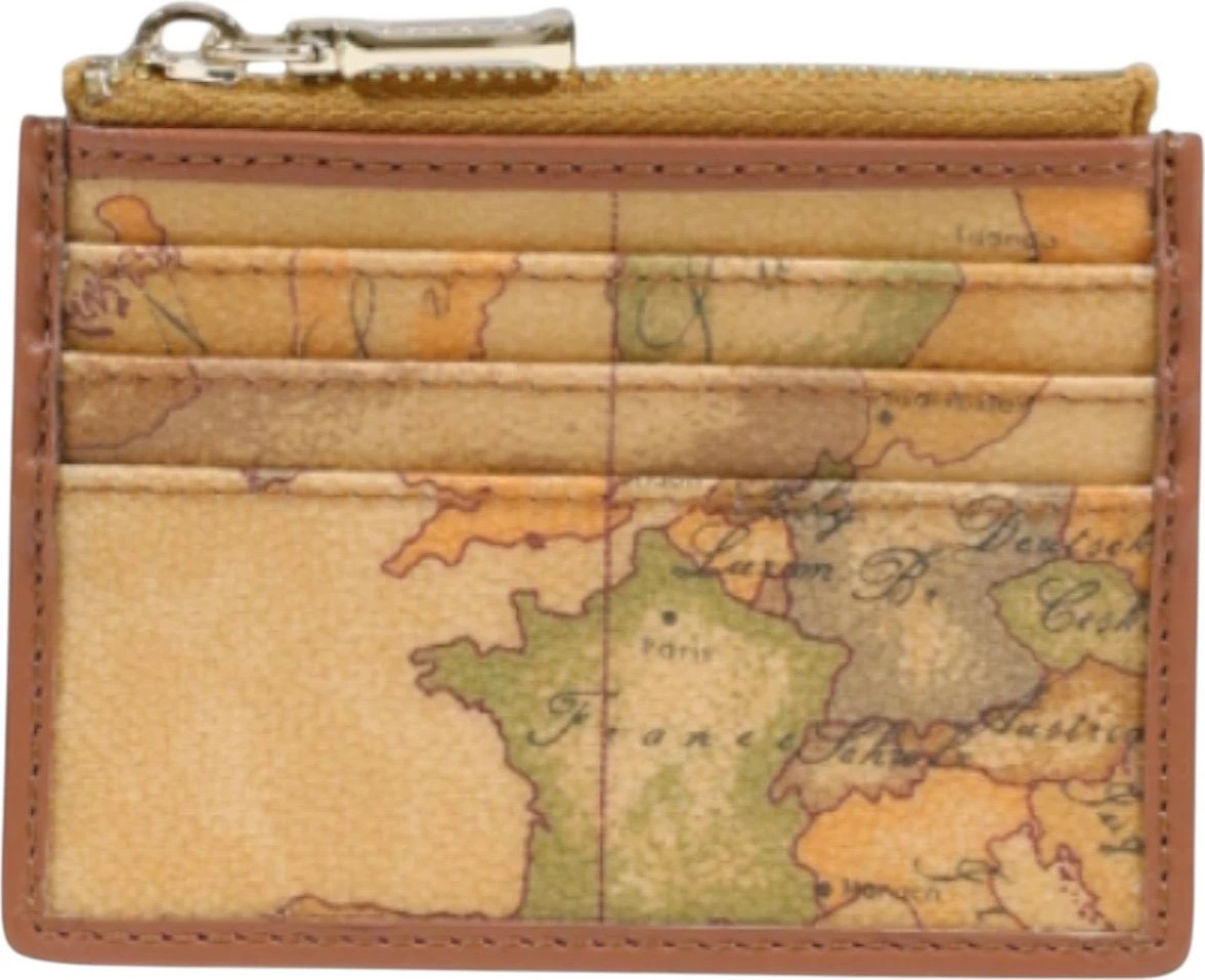 Portofol i vogël për femra Alviero Martini Prima Classe CARDS COINS HOLDER C W373 6000, bezhë e errët