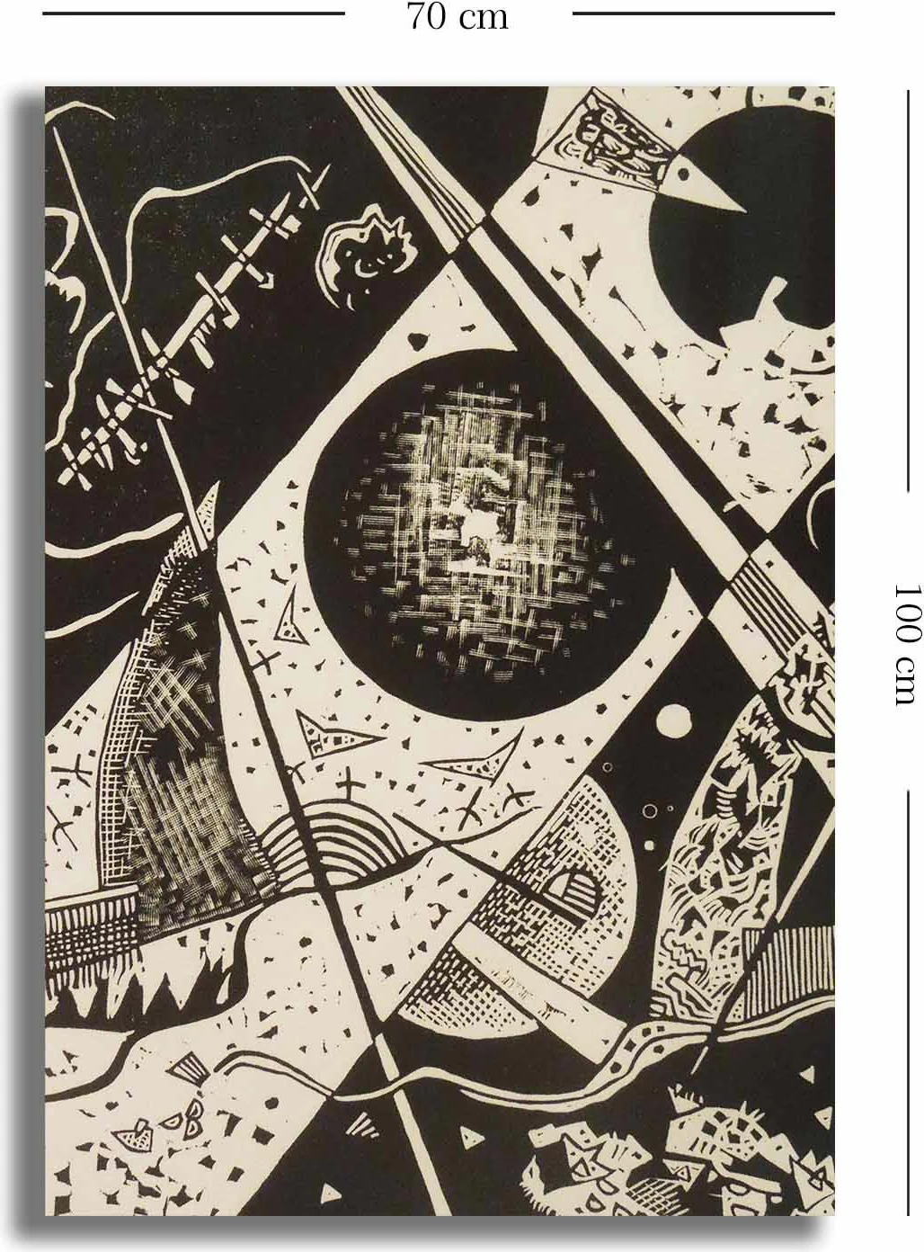 Pikturë dekorative në kanavacë Wallity, 70100KANDINSKY009