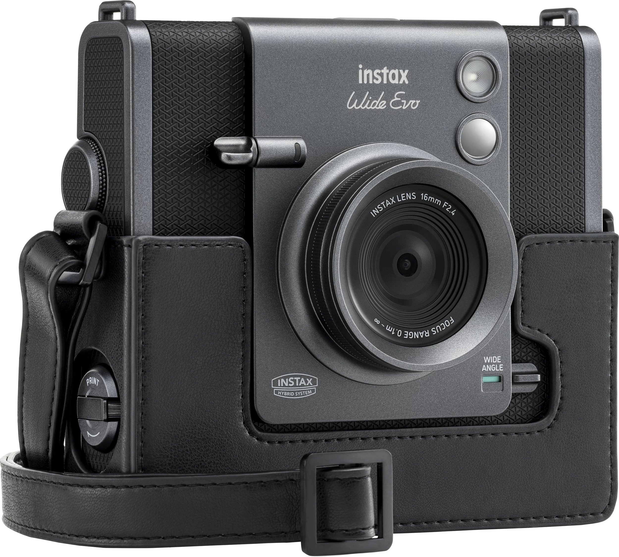 Kamerë instant hibride Fujifilm instax WIDE Evo, Bluetooth 5.1, bateri Li-Ion, e zezë