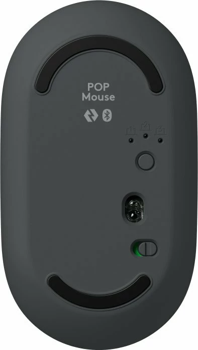 Combo tastierë + maus Bluetooth Logitech POP Icon 920-013106, layout gjerman (DE), pa numpad, Graphite-Green