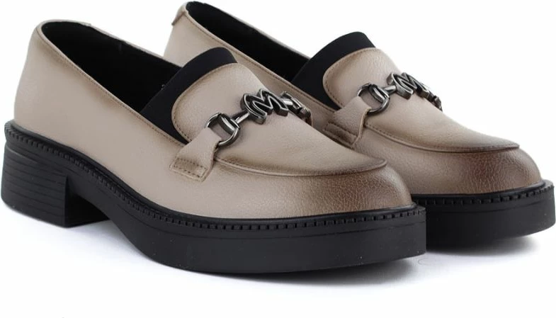 Këpucë femrash Vinceza 39985, lëkurë, bezhë