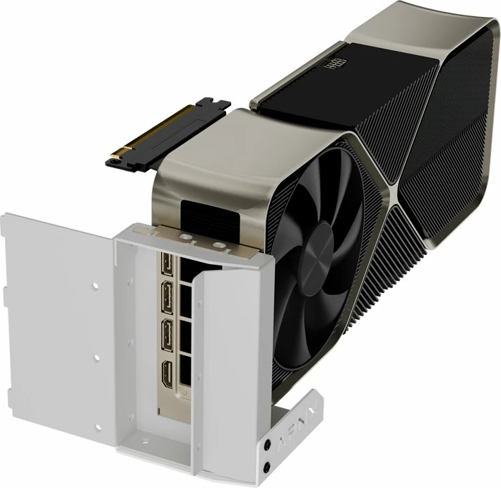 Mbajtës vertikal për GPU APNX Vertical GPU Holder Kit 2 APCK-AX02V00.21 PCIe 5.0 x16, i bardhë
