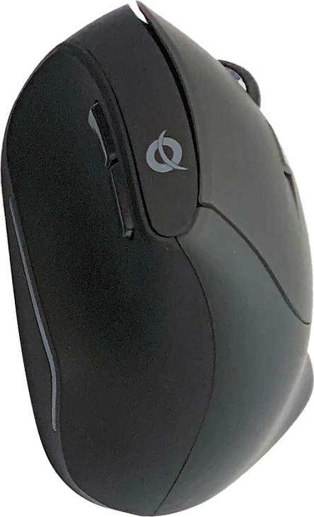 Kasë tastierë+maus wireless Conceptronic, QWERTZ, ergonomike, e zezë