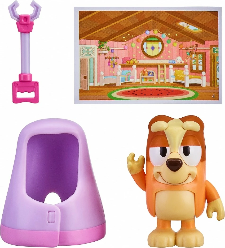 Figurinë Bluey Tm Toys BLU18040, Bingo & Dunny, plastikë, për fëmijë, shumëngjyrëshe, 1 copë