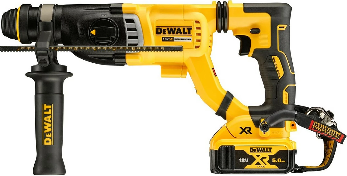 Kombihammer DeWALT SDS-plus 18V, 28mm, i verdhë