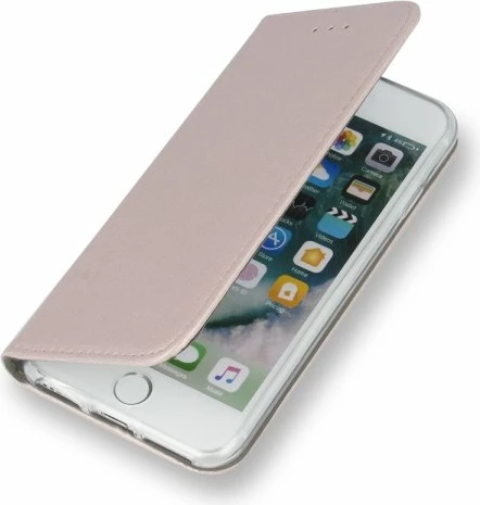 Mbështjellës Flip Cover HAVANA Premium për LG K42, me magnet dhe xhep për kartelë, rozë
