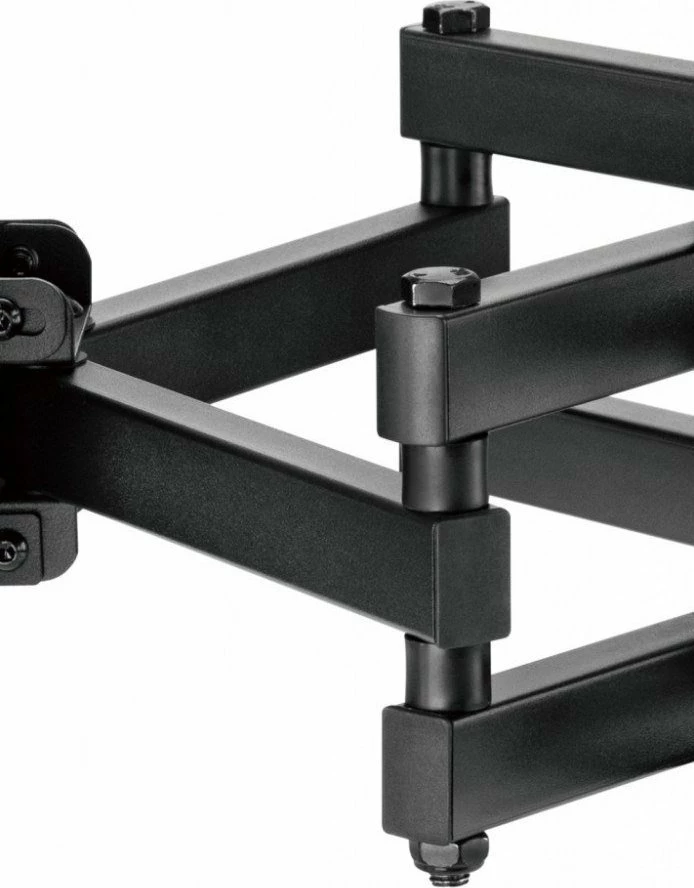 Mbajtëse muri për TV Art AR-90 37"-80", deri 40 kg, VESA deri 600x400, me krah, e zezë, set me vida montimi