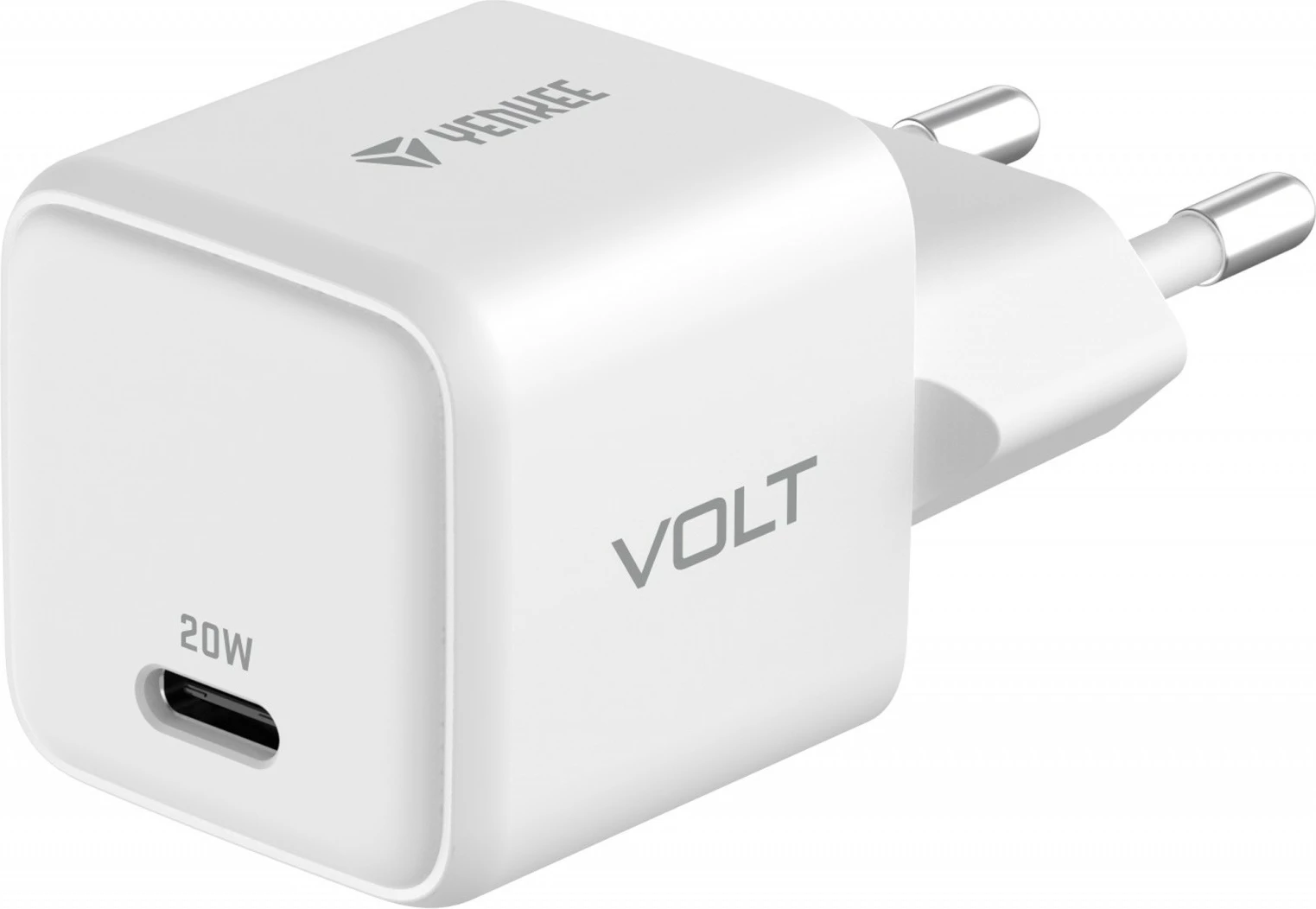 Karikues muri YENKEE YAC G20 VOLT, USB Type-C, 20W, i bardhë