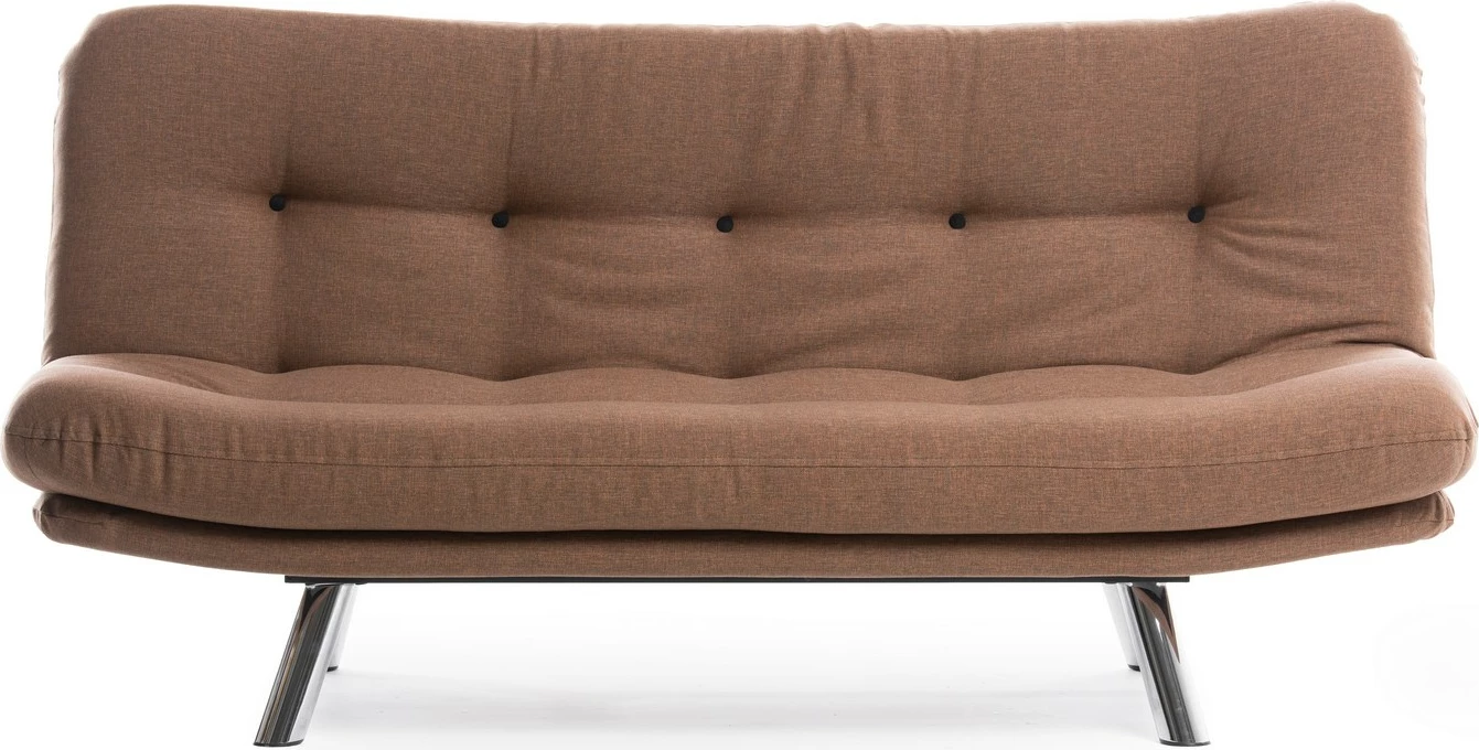 Krevat-sofa 3 vende, Atelier del Sofa, Misa Small, ngjyrë kafe e çelët