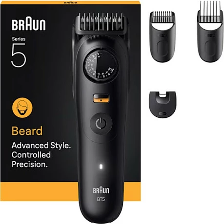 Trimmer mjekre Braun Series 5 BT5520, 4 koka, matt black