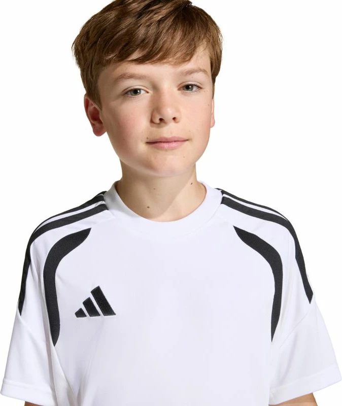 Fanellë futbolli për fëmijë adidas, e bardhë [Madhësia: 140 cm]
