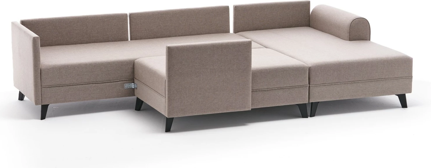 Kënd-sofë krevati Atelier del Sofa, Belen, krem