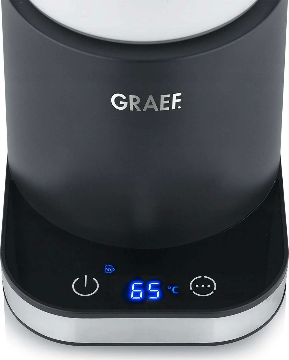 Shkumëzues qumështi Graef MS902 500W me ngrohje, enë xhami, 6 programe, i zi