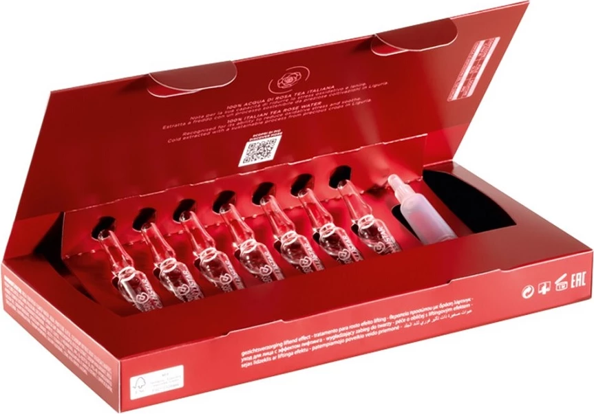 Ampula për fytyrë Collistar Lift HD+ Smoothing me efekt lifting të menjëhershëm për femra 7x1.5ml