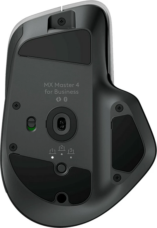 Maus Logitech MX Master 4, wireless Bluetooth/2.4 GHz, 8 butona, USB-C, Graphite