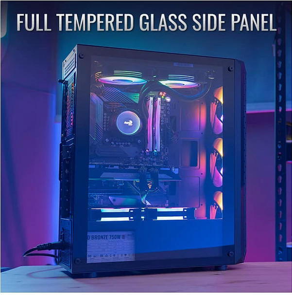 Kasë Aerocool Beam-G v1, Mini Tower, ATX/microATX/Mini-ITX, e zezë