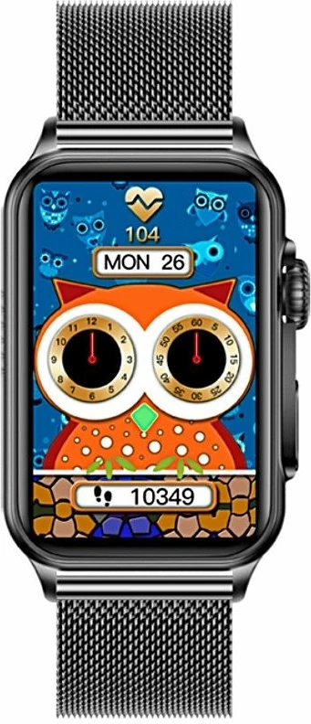 Smartwatch për femra RUBICON, e zezë