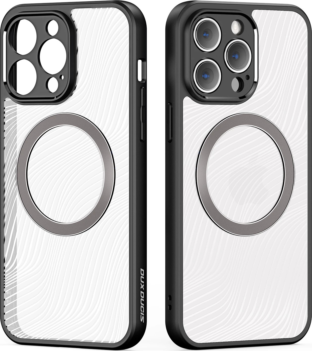 Mbështjellës i blinduar Dux Ducis Aimo Mag për iPhone 14 Pro, MagSafe, zi