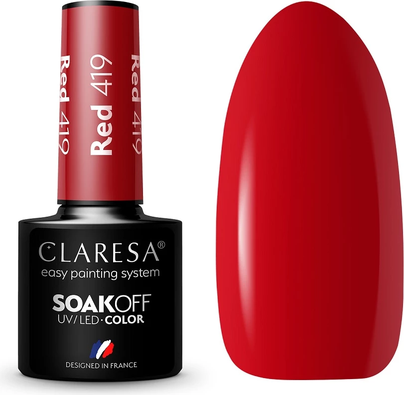 Llak për thonj Claresa 419 për femra e kuqe 5g