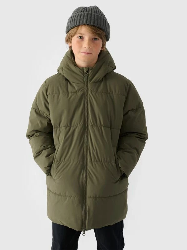 Pallto dimri për djem 4f, e kaltër