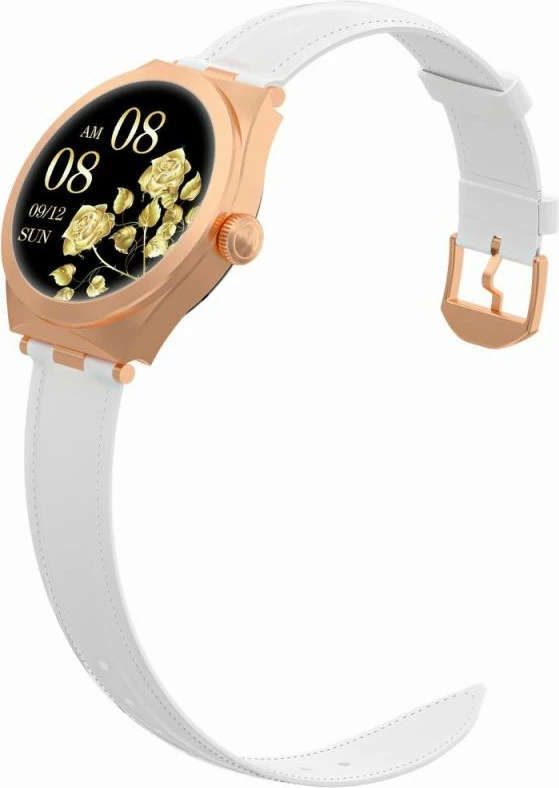 Smartwatch Gravity për femra, rozë e bardhë