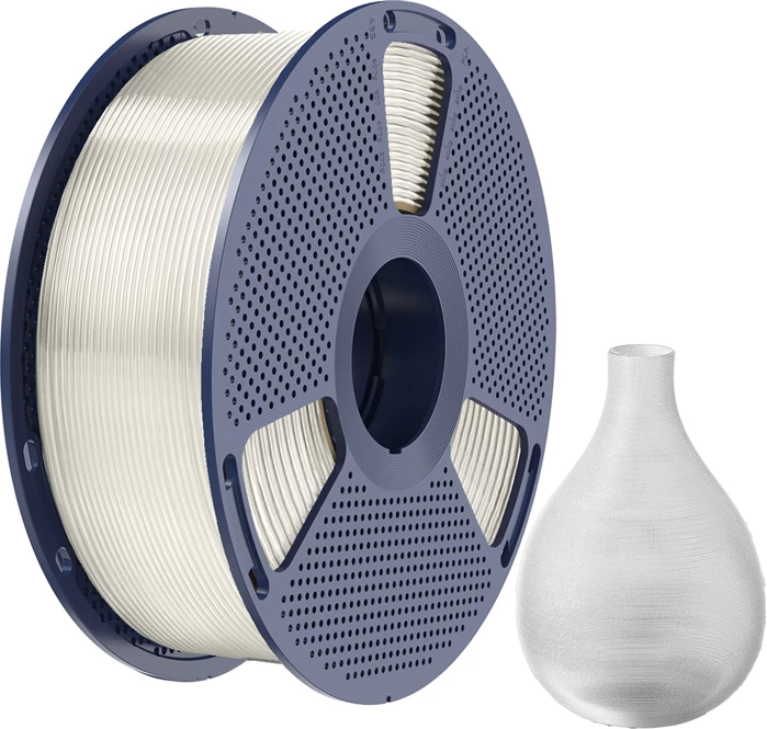 Filament PETG Sunlu PETG T për 3D printim, Transparent