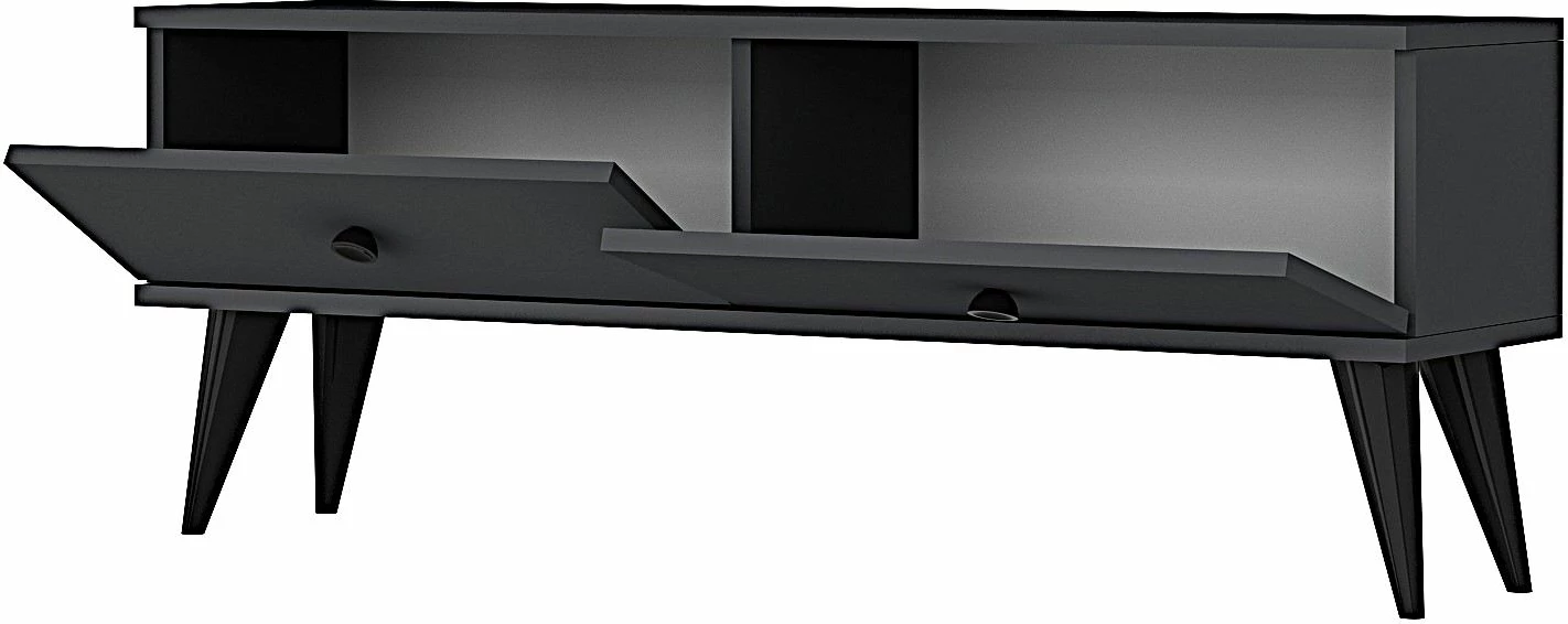 Komodë TV Mona 120, ngjyrë antracit, Skye Decor