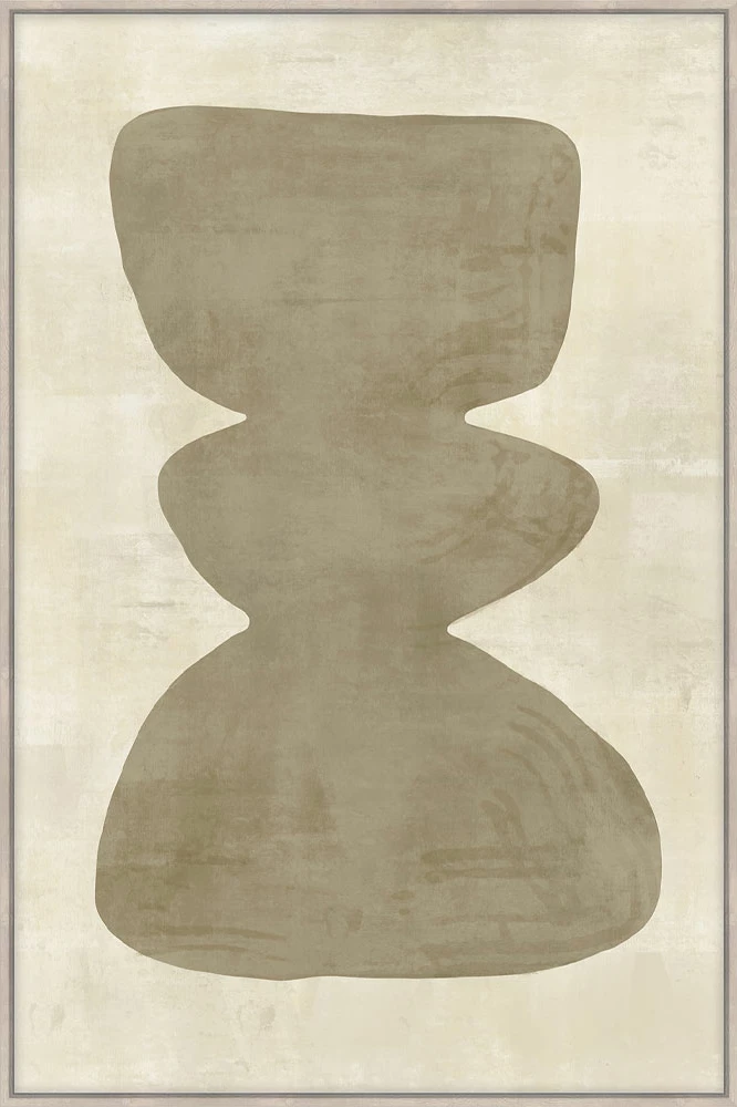 Pikturë dekorative CANDELABRA.B me kornizë, kanavacë, bezhë-kafe, dru natyral, 80x120x4cm