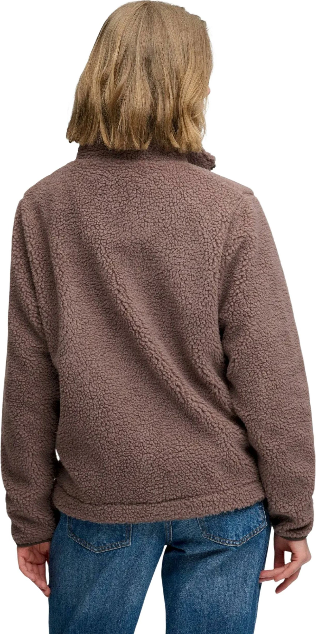 Duks fleece për femra Superdry Heritage Zip Through SDW2012736A, kafe [Madhësia: L]