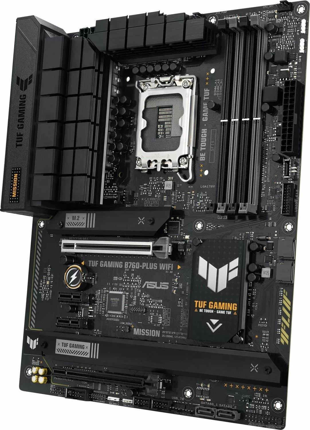 Pllakë amë Asus TUF GAMING B760-PLUS WIFI, ATX, Wi‑Fi, Bluetooth
