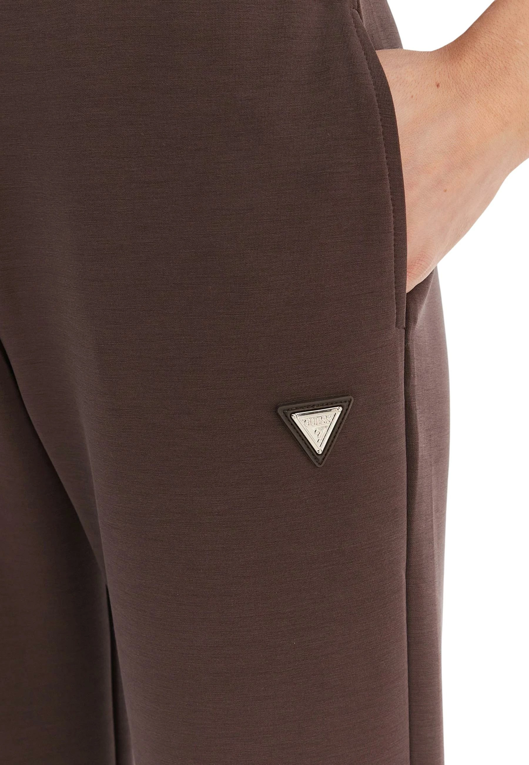 Pantallona sportive për femra Guess Active Olympe Long Pants V4YB08 KCAY2, ngjyrë kafe [Madhësia: S]