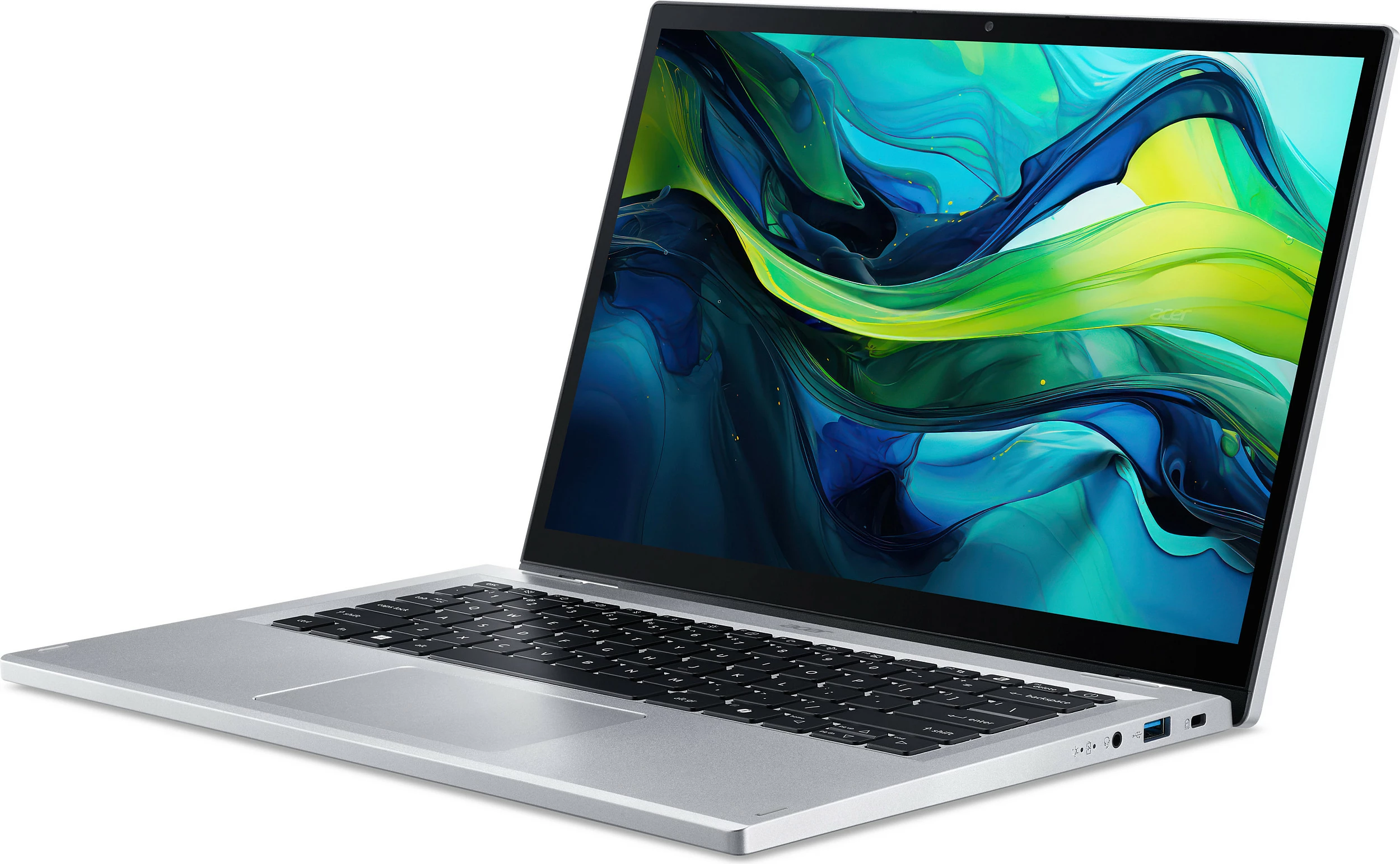 Laptop 2-n-1 Acer Aspire Go Spin 14 AGSP14-31PT-325W, Intel Core 3, 8GB RAM Memorje, 512GB SSD, 14" Touch, Windows 11 Home, Pure Silver