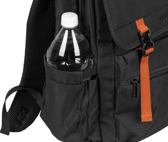 Çantë shpine Natec Niala, 15.6 inç, 18L, e zezë me portokalli