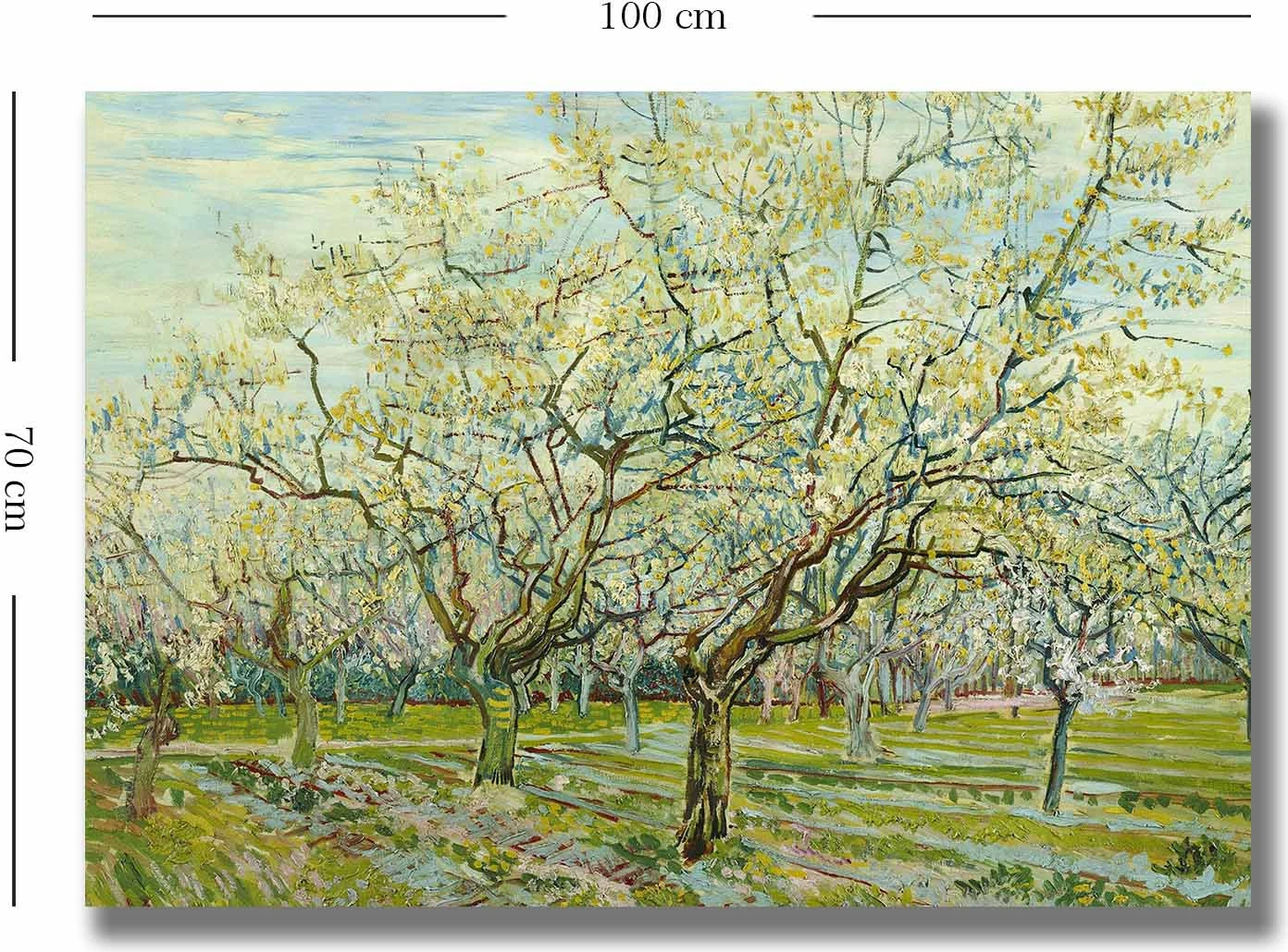 Pikturë dekorative në kanavacë, Van Gogh, shumëngjyrëshe, 70x100cm