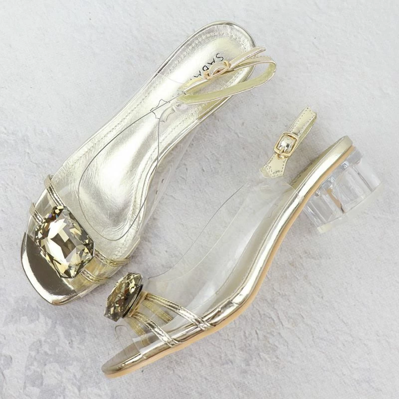 Sandale të mbyllura për femra Sabatina, bezhë